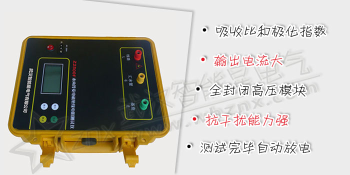 水內(nèi)冷發(fā)電機絕緣電阻測試儀